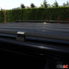 Barres de toit longitudinales pour Fiat Doblo 2010-2021 Long L2 Aluminium Noir