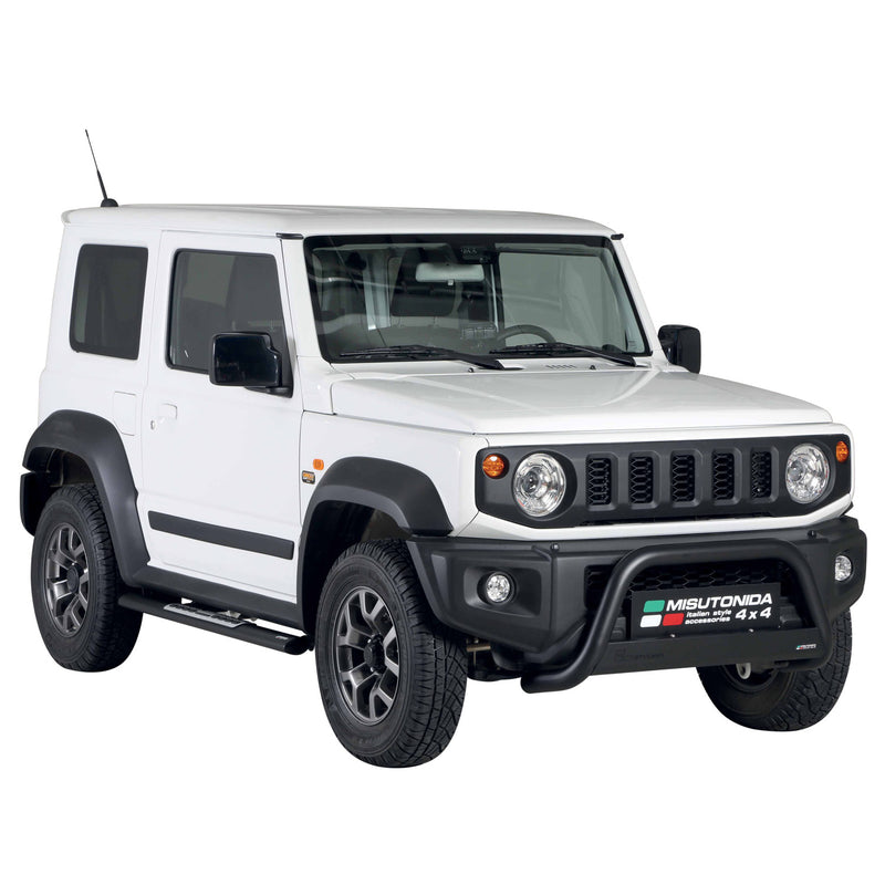 Marchepieds Latéraux pour Suzuki Jimny 2018-2025 Acier Inoxydable Noir