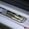 Seuils de porte pour Audi A1 2010-2020 Prestige LED en acier inox Chromé