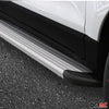 Marchepieds Latéraux pour Nissan Terrano 2012-2020 Aluminium Argent 2Pcs