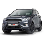 Pare-Buffle Avant Pour Ford Kuga II 2017-2019 Facelift en Acier Inoxydable Noir