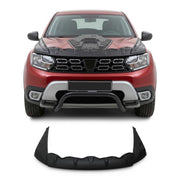 Deflecteurs d'air capot de voiture pour Dacia Duster 2018-2024 en ABS Noir 3 Pcs