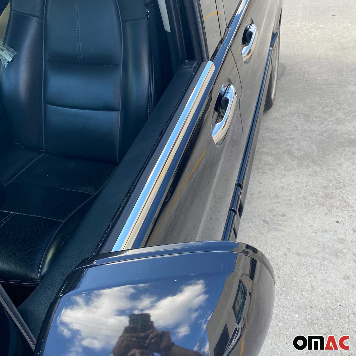 Garniture de Fenêtre pour Mercedes Vito W447 2014-2025 Acier Inox 2Pcs