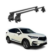 Menabo Barres de toit Transversales pour Acura RDX III 2019-2026 Noir Acier 2x