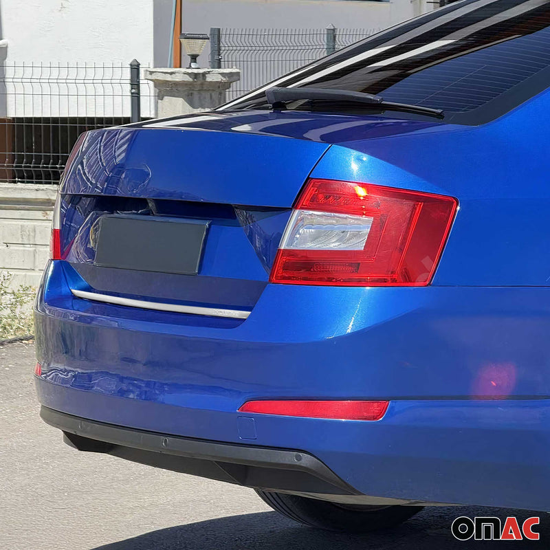 Arrière Coffre Couvercle Moulure pour Exclusive Skoda Octavia 3 2013-2019 Chromé
