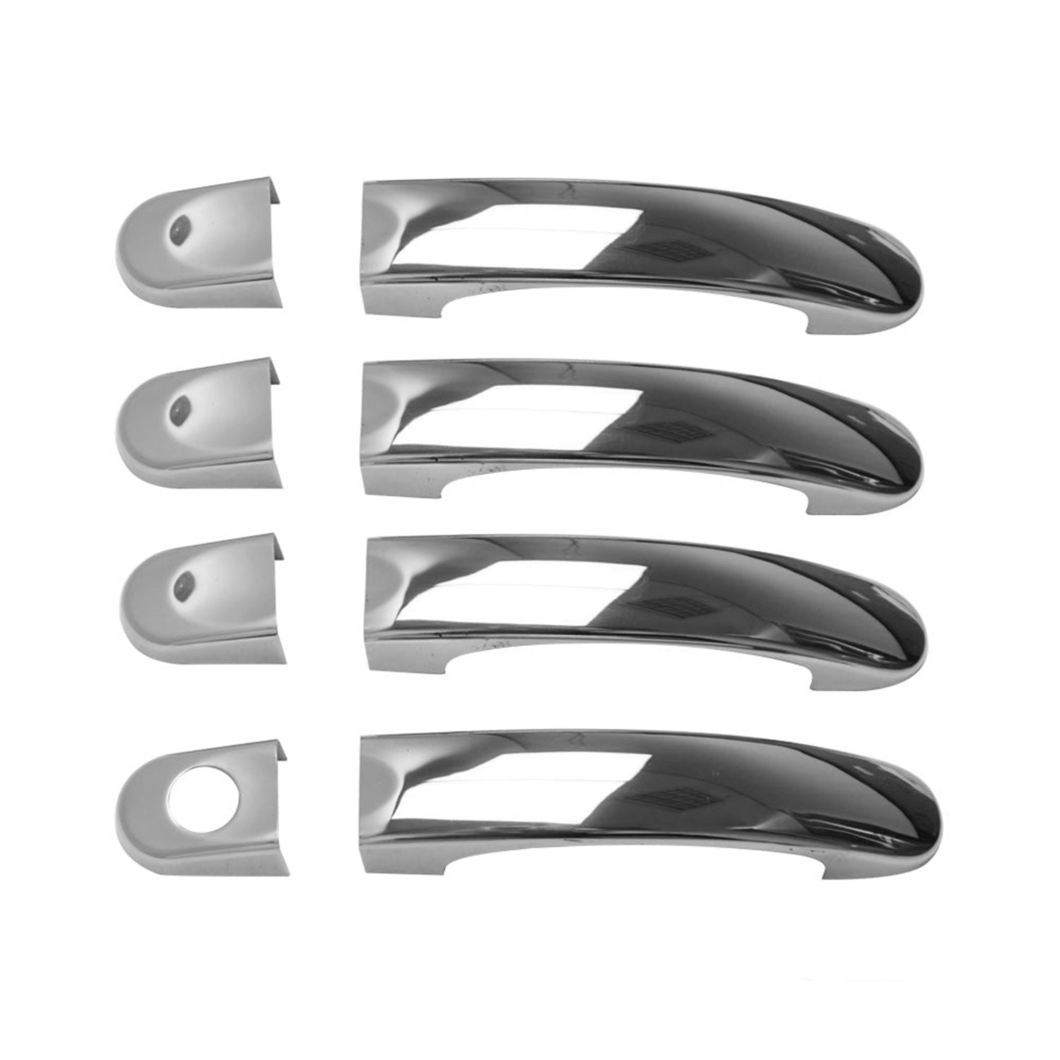 Couverture poignée de porte pour VW Caddy 2015-2020 4 Portes Acier Inox 8Pcs