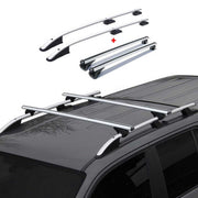 Kit Barres de toit pour Citroen Nemo Peugeot Bipper Gris Alu 4x