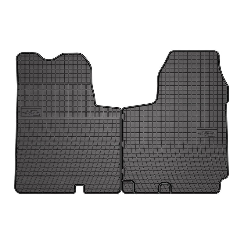 OMAC Tapis de Sol pour Nissan Primastar 2006-2016 à 1ème rangée Noir