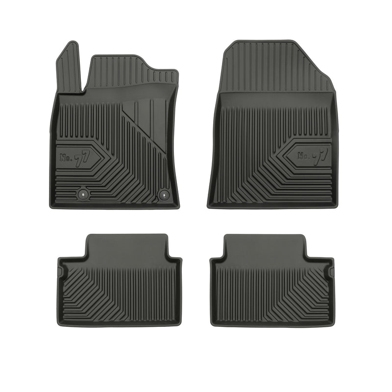 Tapis de Sol de Voiture pour Kia XCeed 2019-2025 TPE Antidérapant Noir 4Pcs