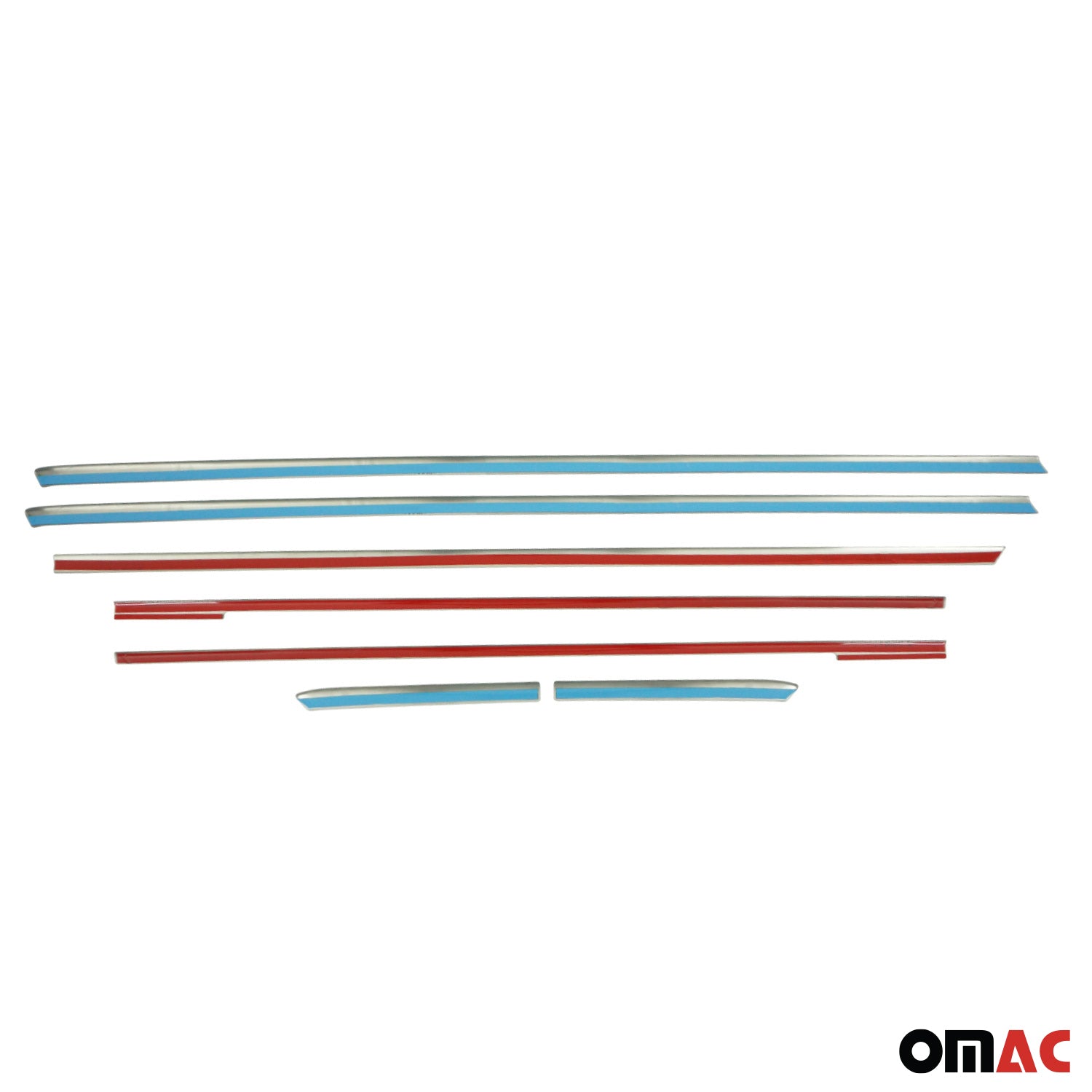 Garniture de Fenêtre pour Mercedes Vito W447 2014-2026 Acier Inox 8Pcs