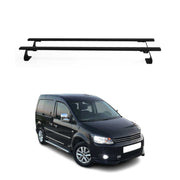 Barres de toit Heavy Duty pour volkswagen Caddy 2003-2015 Noir 2 pièces