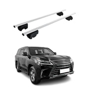 Barres de toit Transversales pour Lexus LX 570 SUV J200 2015-2021 2 pcs ABE