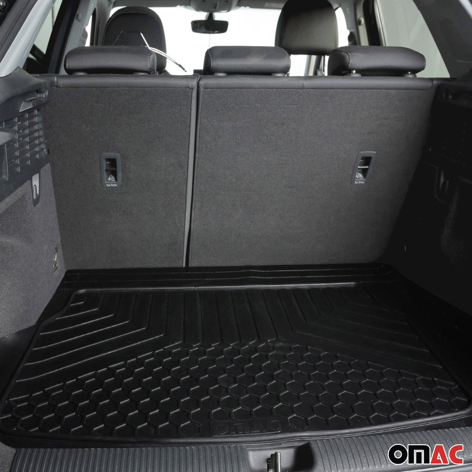 OMAC Tapis de coffre pour VW T-Roc 2017-2025 antidérapant toutes saisons Noir 1x
