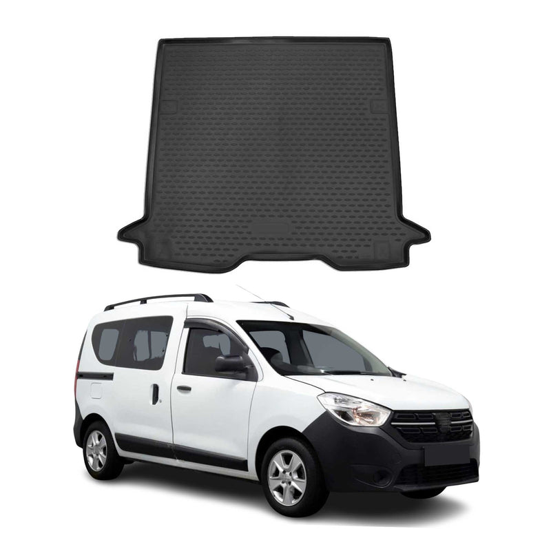 Tapis de Coffre pour Dacia Dokker 2015-2022 TPE Noir