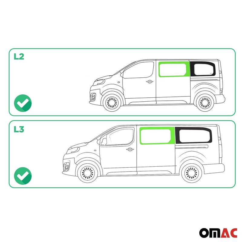 Vitre de Porte pour Toyota Proace 2017-2024 L2 L3 Avant Gauche Verre fixe
