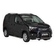 Pare-buffle Avant pour Opel Combo E 2019-2026 63 mm en Acier Noir