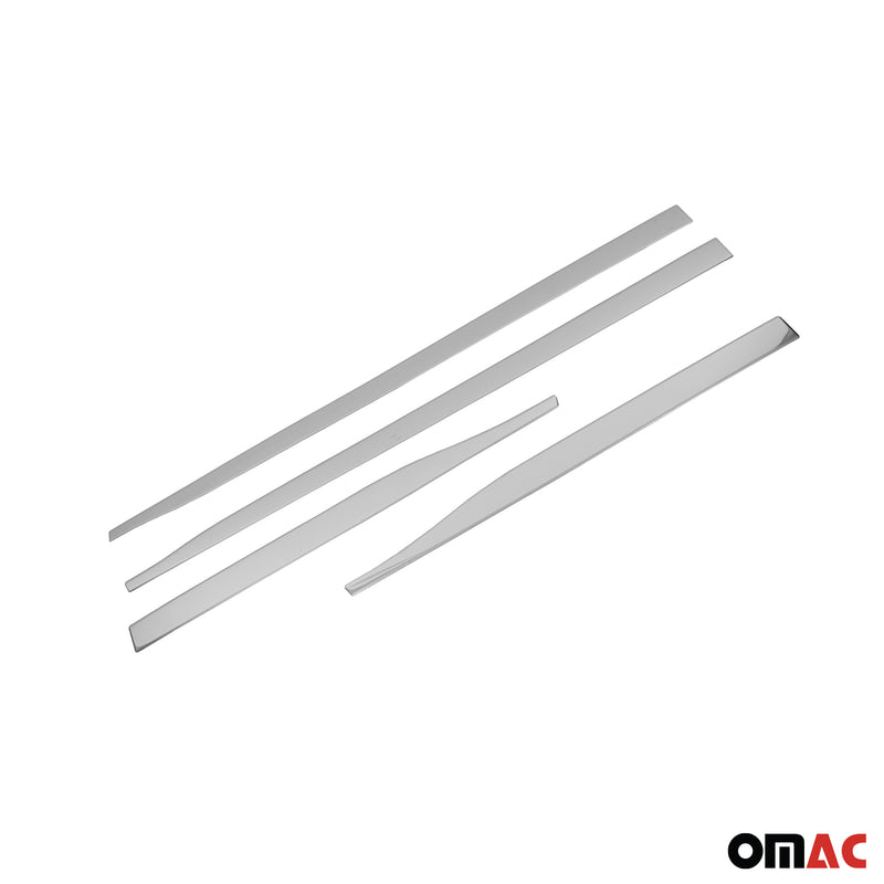 Garniture Baguette de porte latérale pour Opel Crossland X 2017-2025 inox 4Pcs