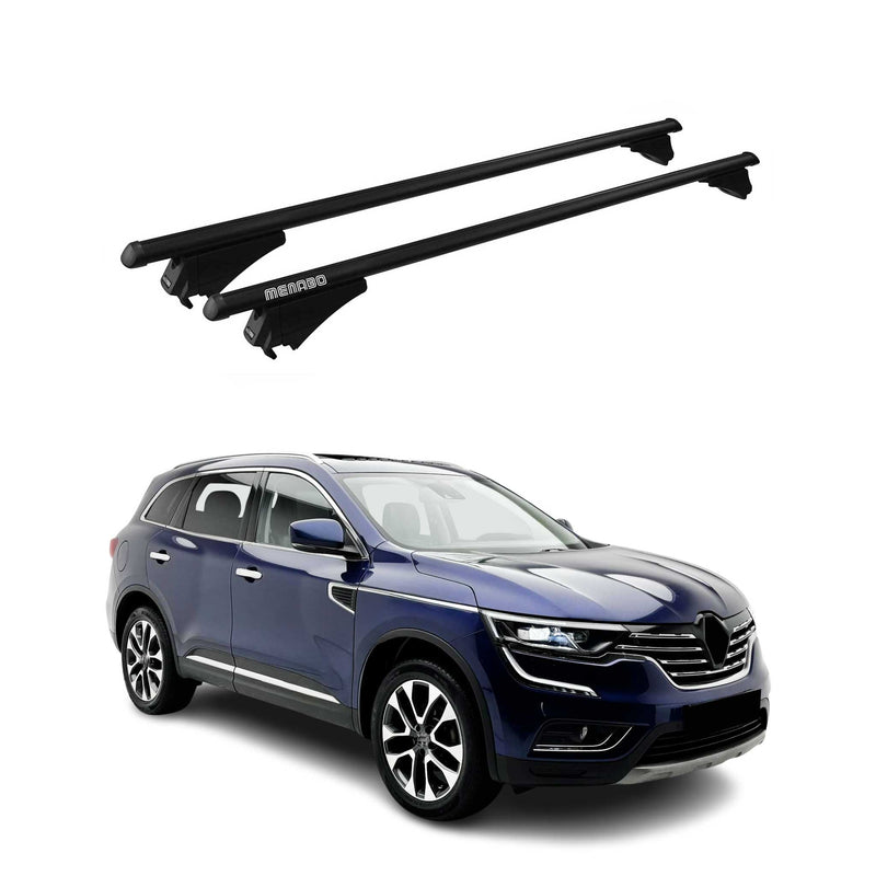 Tiger Barres de toit transversales pour Renault Koleos II 2017-2024 Noir