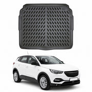 Tapis de coffre Inférieur pour Opel Grandland 2017-2024 Noir 3D en TPE