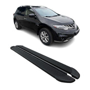 Marchepieds Latéraux pédale pour Nissan Murano 2008-2014 Noir Aluminium 2Pcs