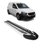 Marchepieds latéraux pédale pour Mercedes Citan W420 L1 2021-2026 2Pcs Alu Gris