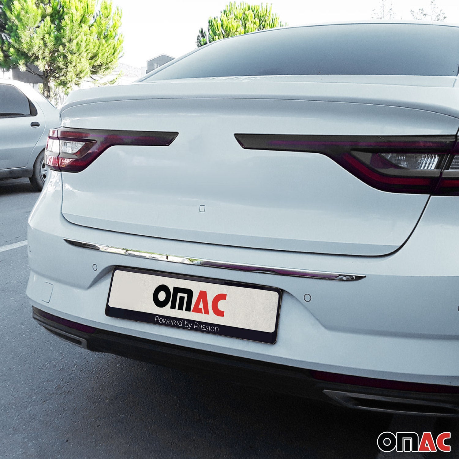 Arrière coffre couvercle moulure pour Renault Talisman 2015-2022 inox chromé