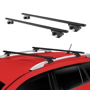 Barres de toit transversales pour Renault 4 E-Tech 2025-2026 Aluminium Noir ABE