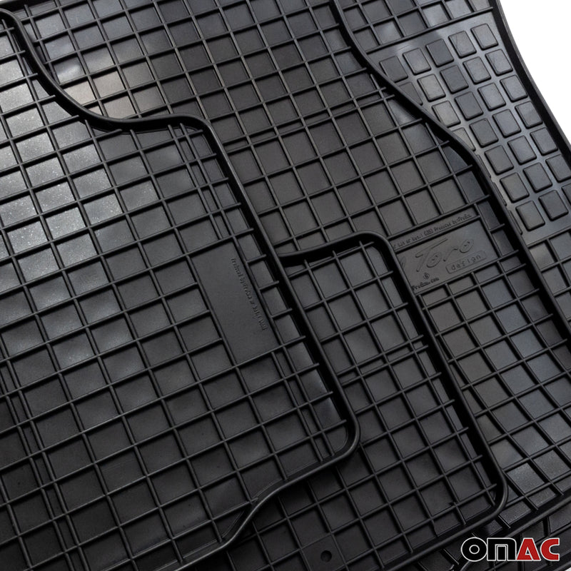 Tapis de Sol pour Jeep Cherokee 2007-2013 Caoutchouc Noir