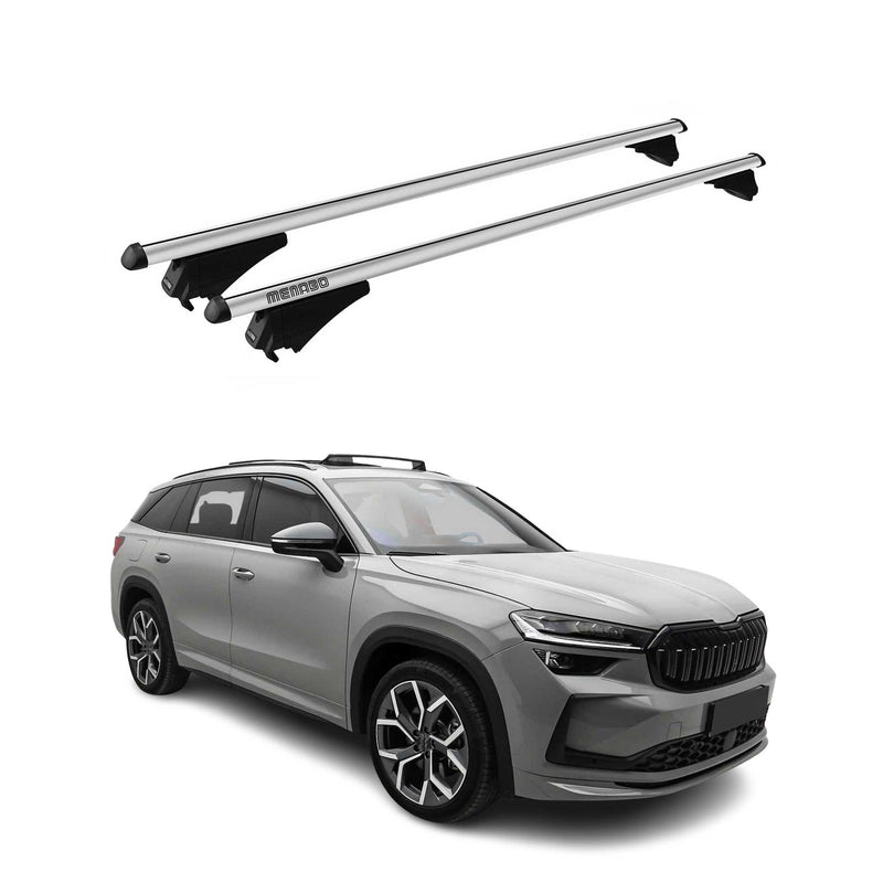 2024 Skoda Kodiaq II Tiger Barres de toit transversales Gris