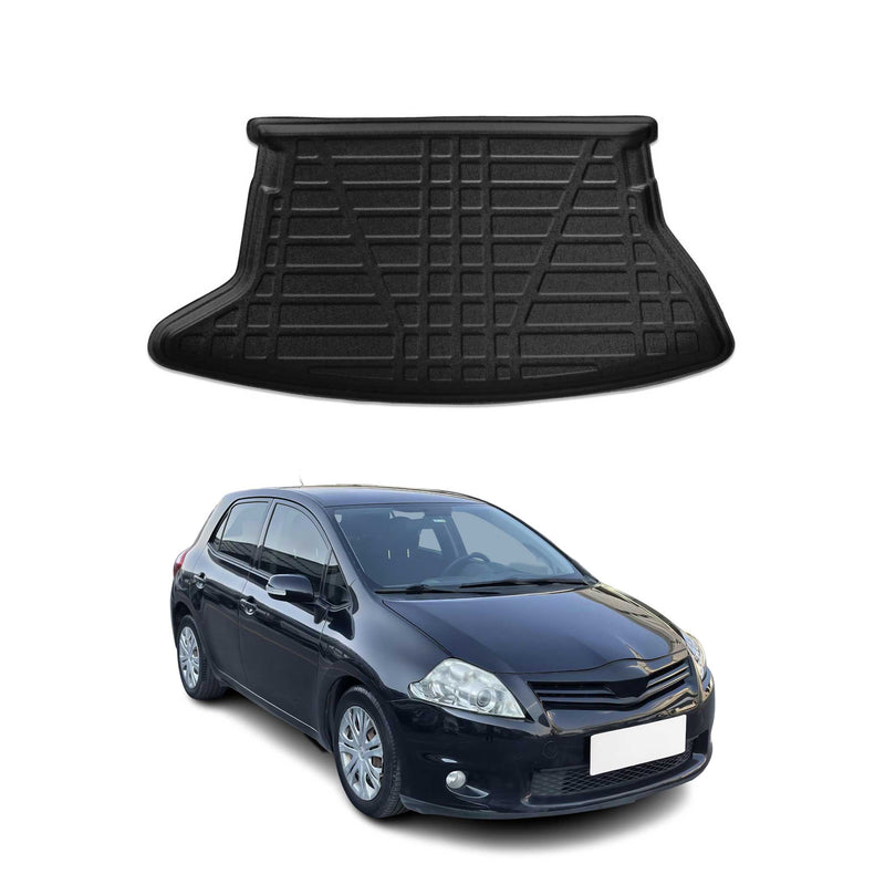 Tapis de Coffre pour Toyota Auris 2007-2010 HB en TPE Noir