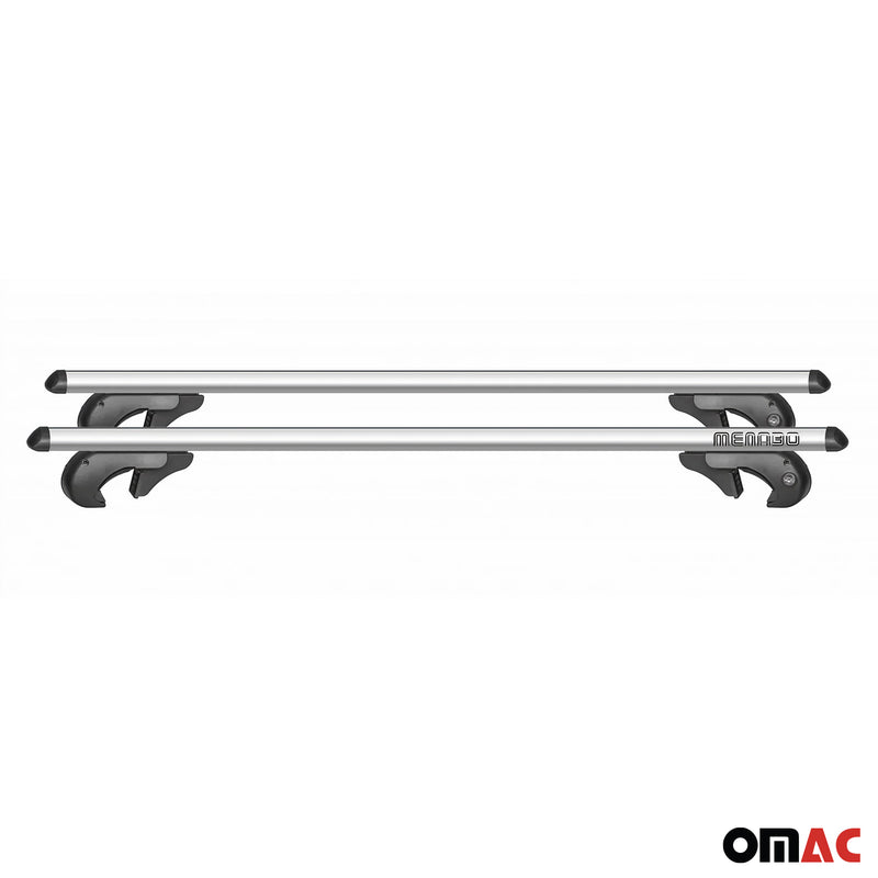 Barres de toit pour Chevrolet Lacetti Kombi 2002-2011 90kg TÜV Alu Gris 2x