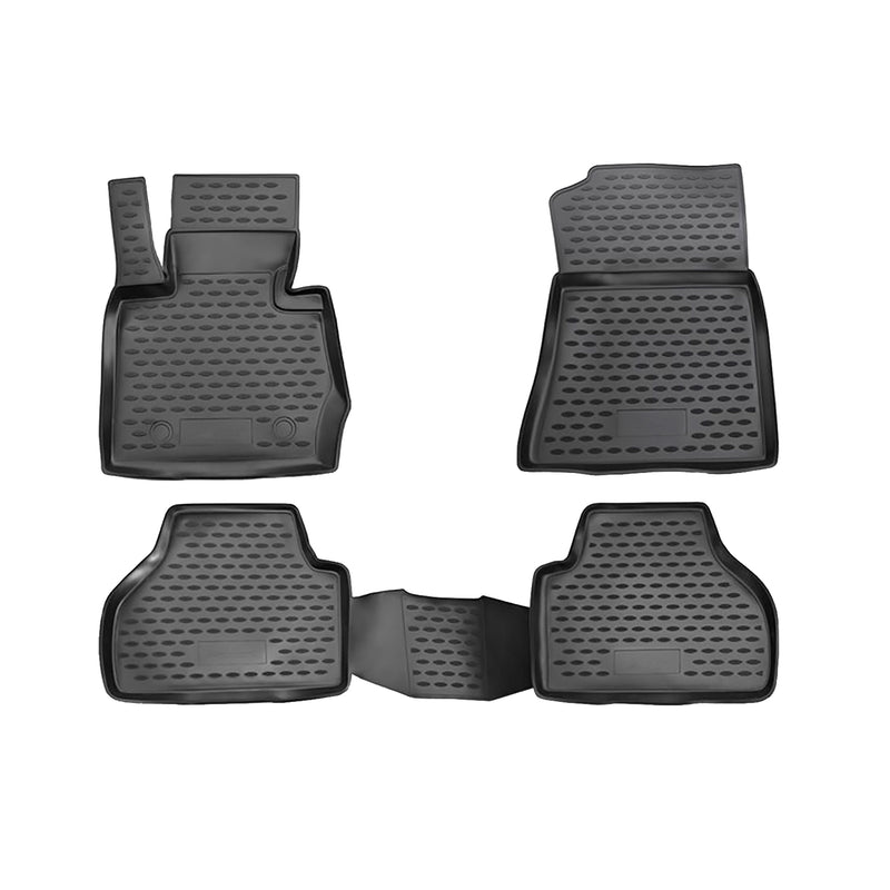 OMAC 3D Tapis de sol pour BMW X3 F25 2010-2017 en caoutchouc Noir