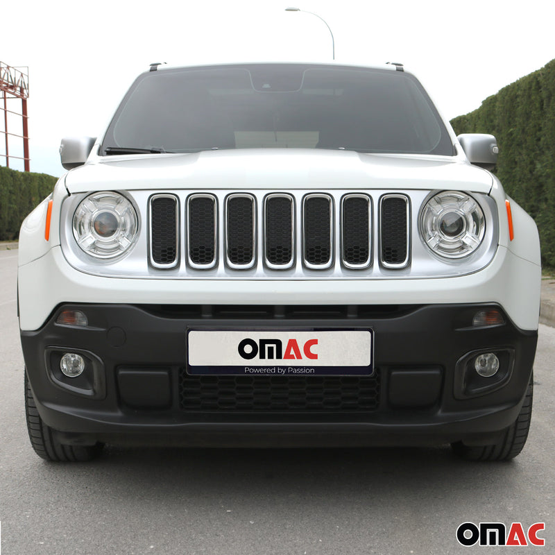 Cadres phares antibrouillard pour Jeep Renegade 2014-2019 en carbone