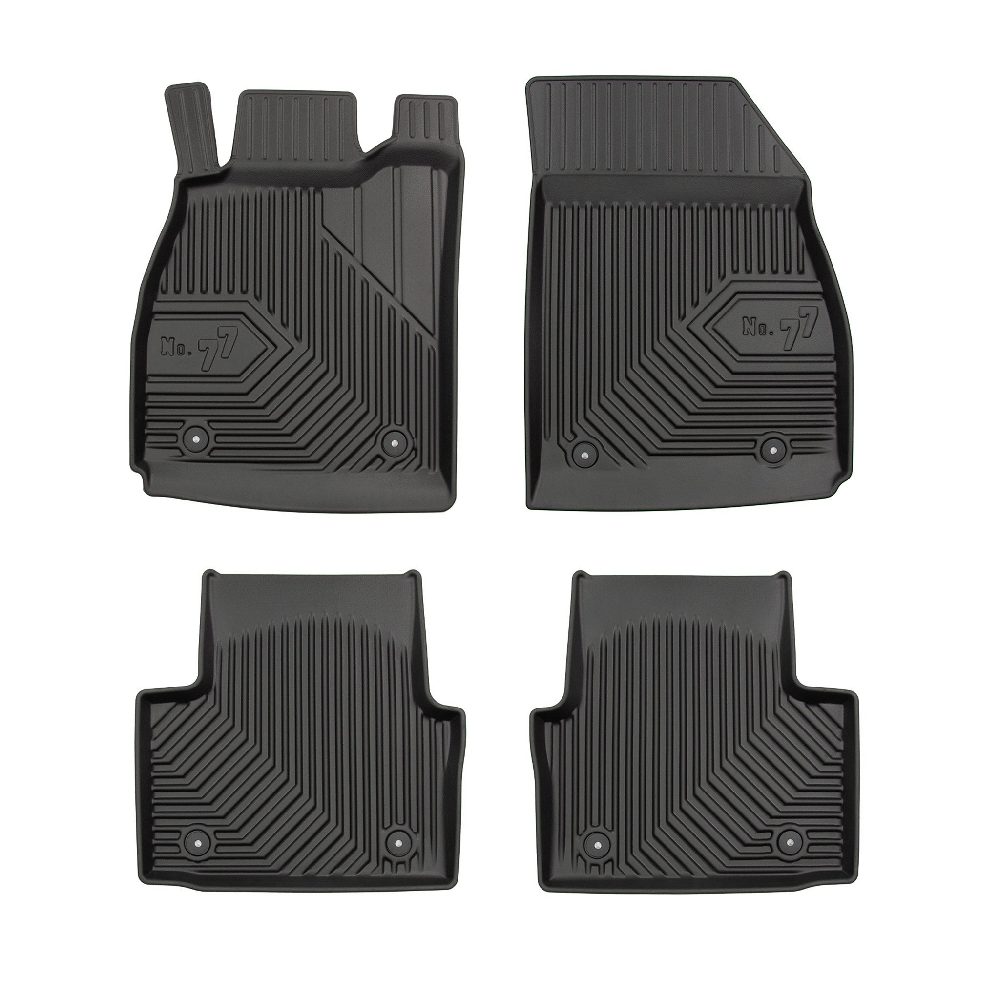 Tapis de Sol de Voiture pour Opel Insignia A 2008-2017 TPE Imperméable 4Pcs