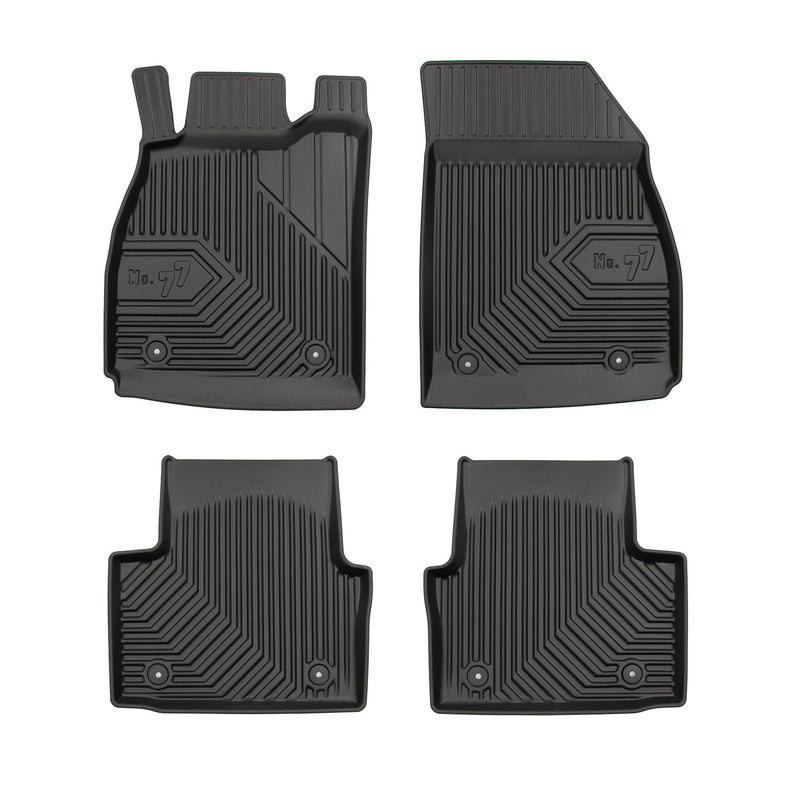 Tapis de Sol de Voiture pour Opel Insignia A 2008-2017 TPE Imperméable 4Pcs