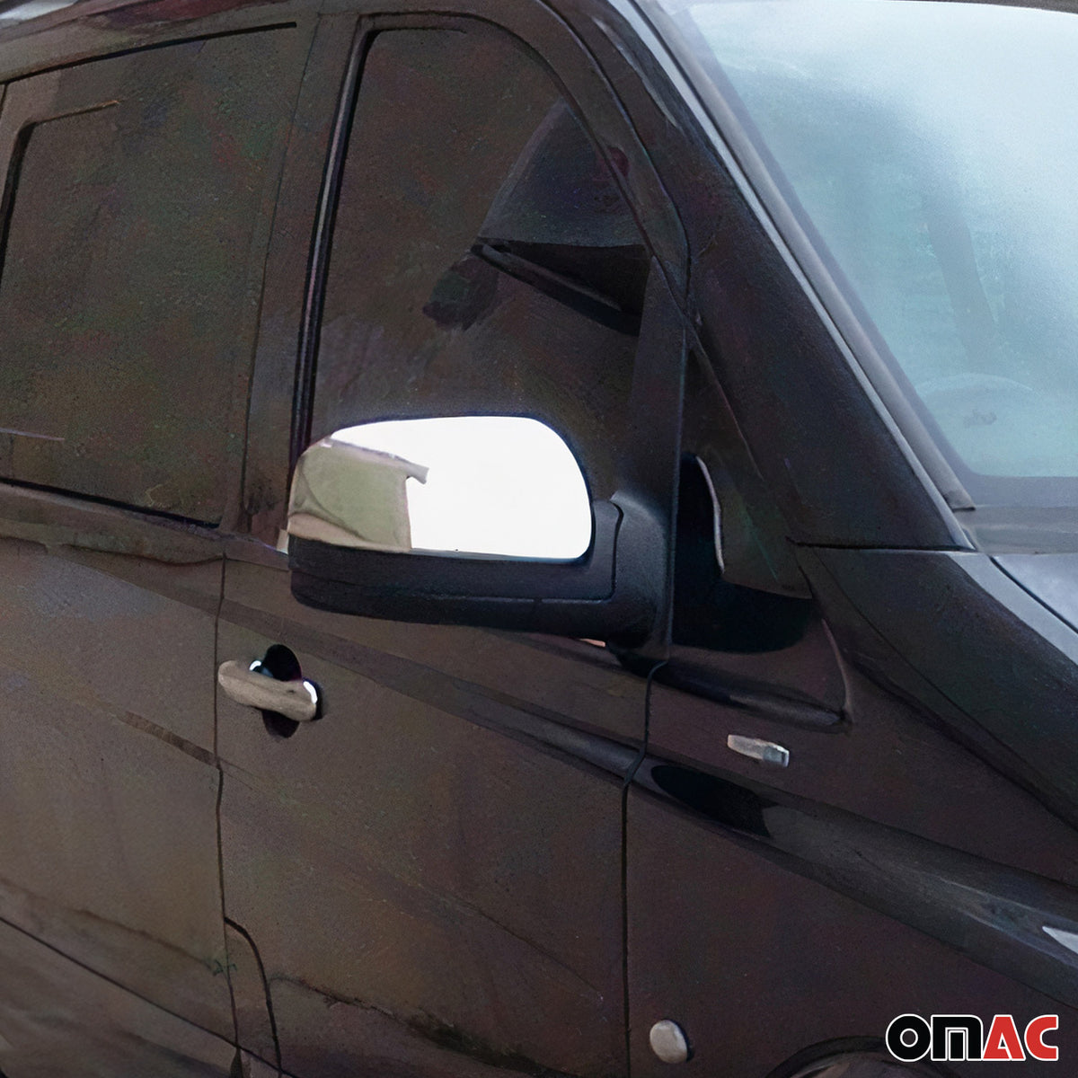 Coques de Rétroviseurs pour Mercedes Viano W639 2010-2014 en Acier Chromé Argent