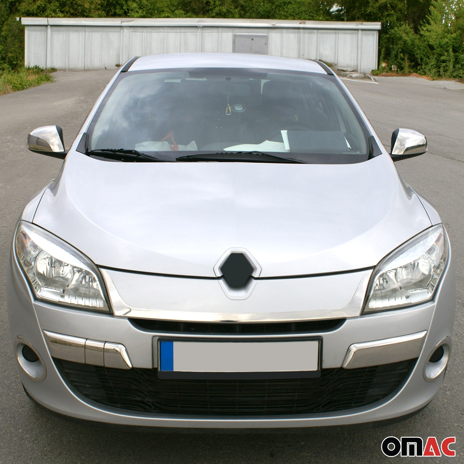 Coques de Rétroviseurs pour Renault Laguna III / Latitude 2008-2015 Acier Chromé