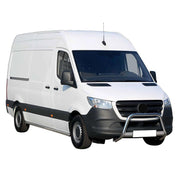 Pare-buffle Avant pour Mercedes Sprinter 2018-2026 63 mm en Acier Gris