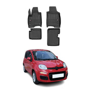 Tapis de Sol pour Fiat Panda 2020-2026 Hybrid TPE Noir