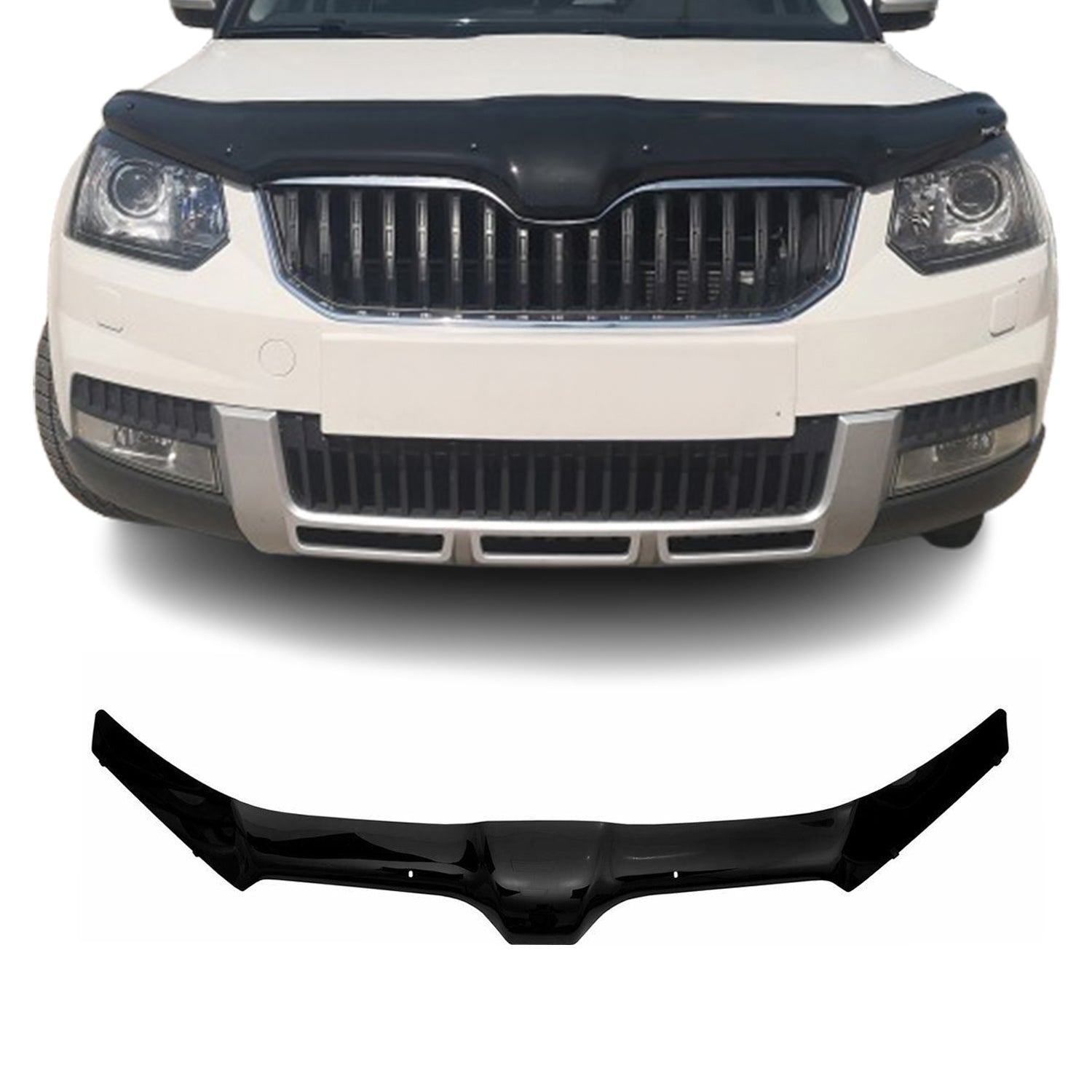 Deflecteurs d'air capot de voiture pour Protection pour Skoda Yeti 2013-2017