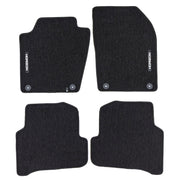 Tapis de Sol de Voiture pour Skoda Fabia III 2014-2022 Velours Durable Noir 4Pcs