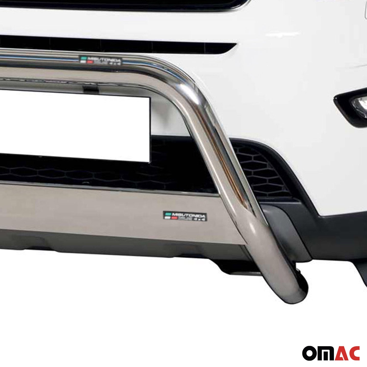 Pare-buffle Avant pour Land Rover Discovery Sport 2014-2018 63 mm en Acier Gris