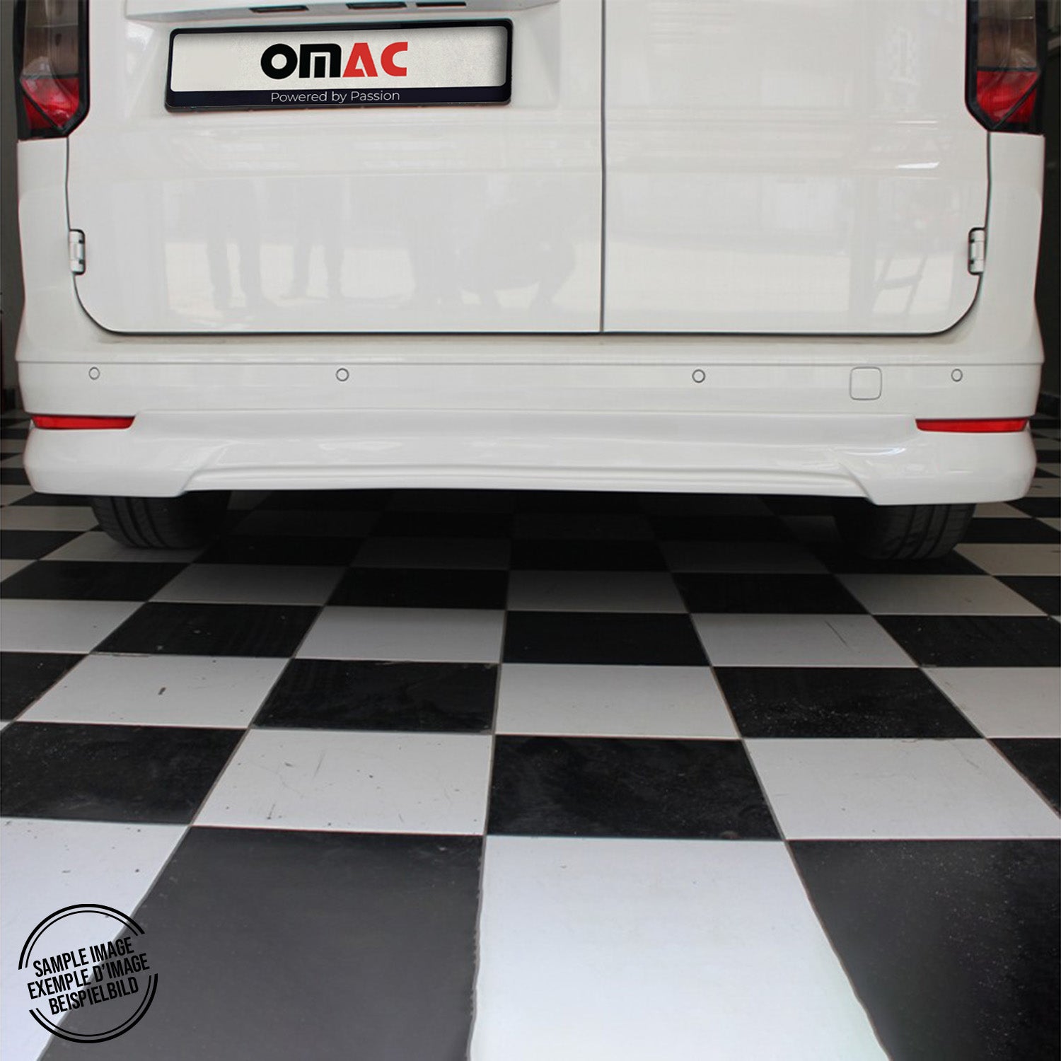 Pare-Chocs Arrière Diffuseur Splitter pour VW Caddy 2020-2026 court renforcé