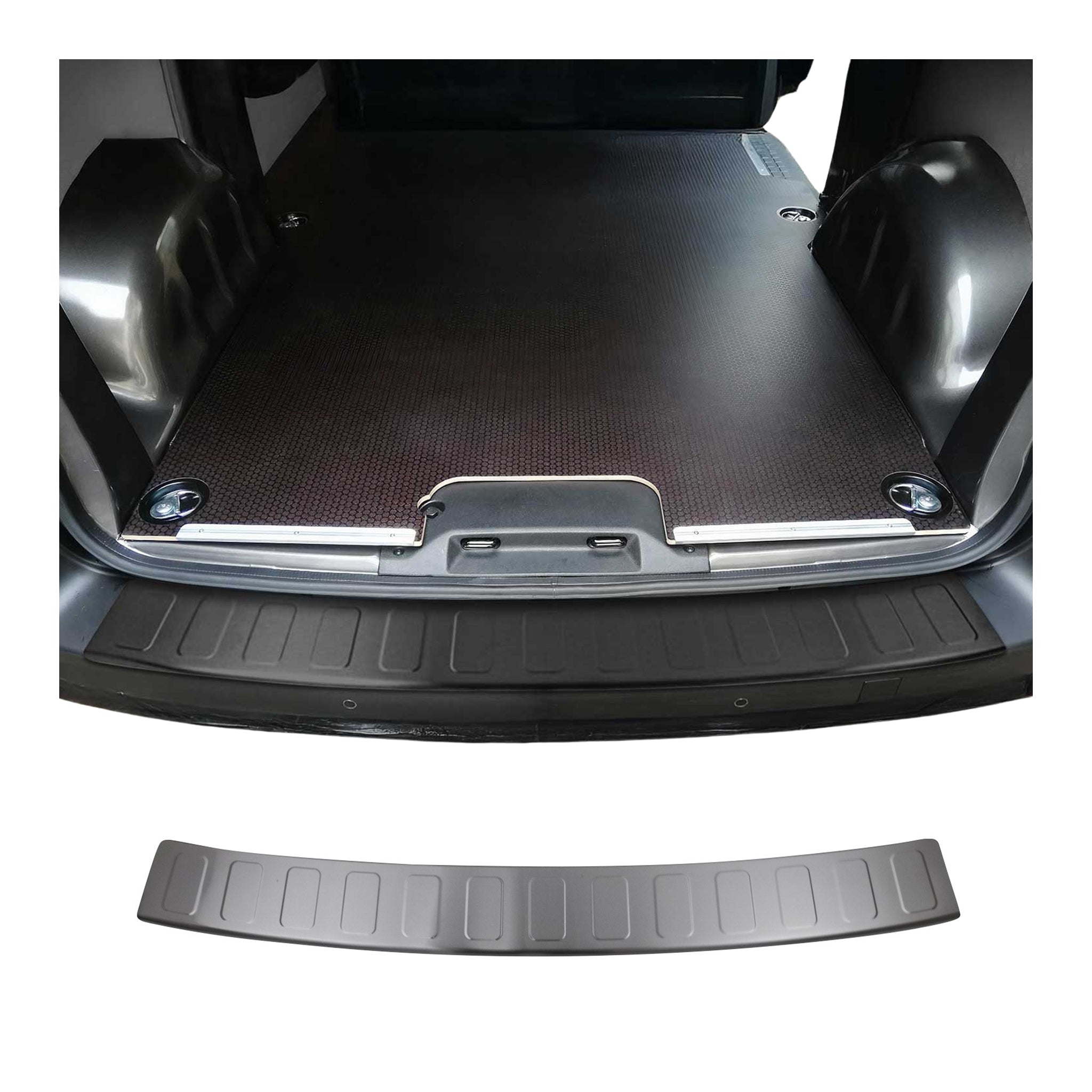 Protection de Pare-Chocs pour Citroen SpaceTourer 2016-2026 L1 L2 dark chrome