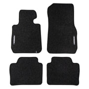 Tapis de Sol de Voiture pour BMW Série 3 F30 2011-2018 Velours Durable Noir 4Pcs
