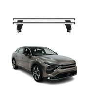 Menabo Barres de toit Transversales pour Citroen C5 X 2022-2025 Alu Gris 2x