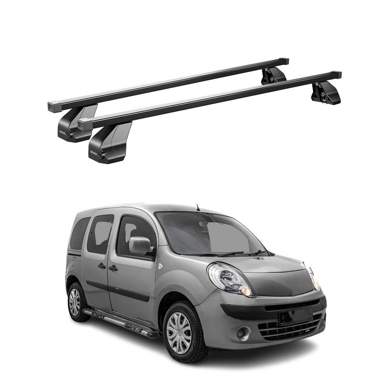 Barres Transversales Menabo pour Renault Kangoo Express 2008-2024 Noir