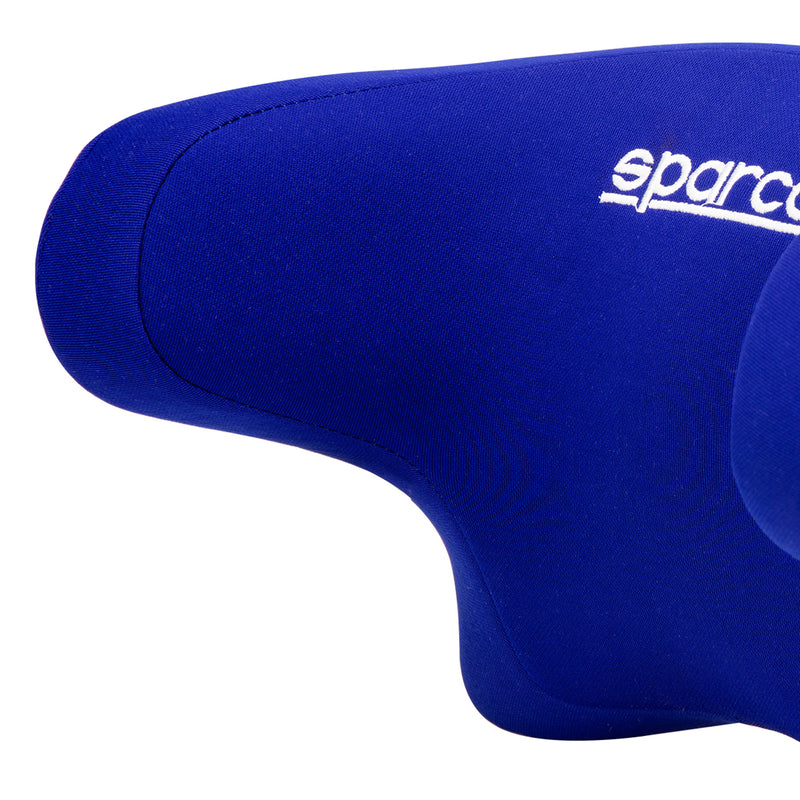 SPARCO coussin de cou de voiture appuie-tête en mousse à mémoire de forme bleu