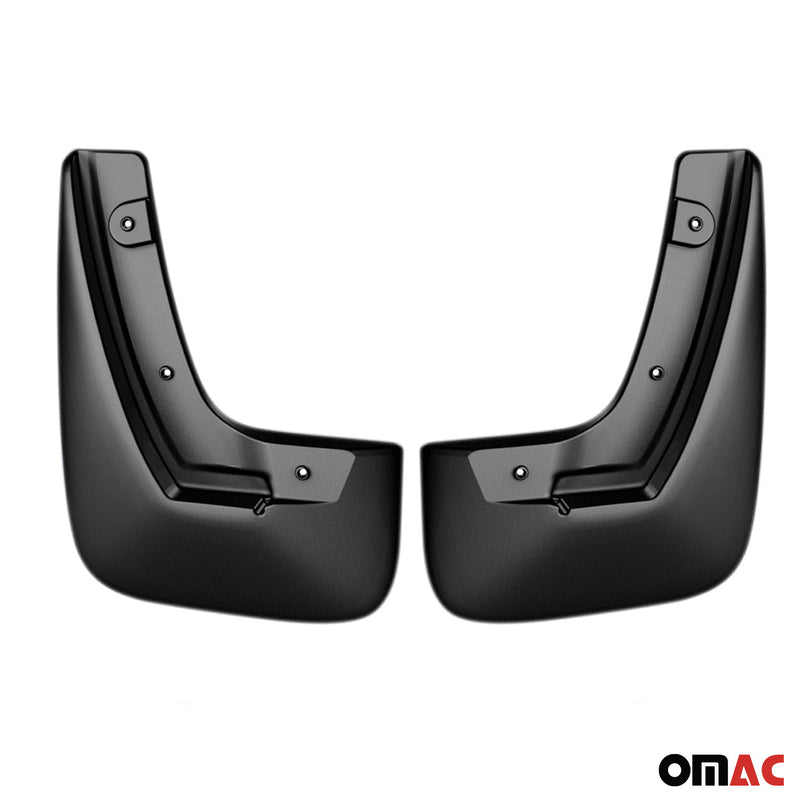 Bavettes Garde Boue pour Chevrolet Aveo 2012-2020 Berline Arrière Noir 2Pcs