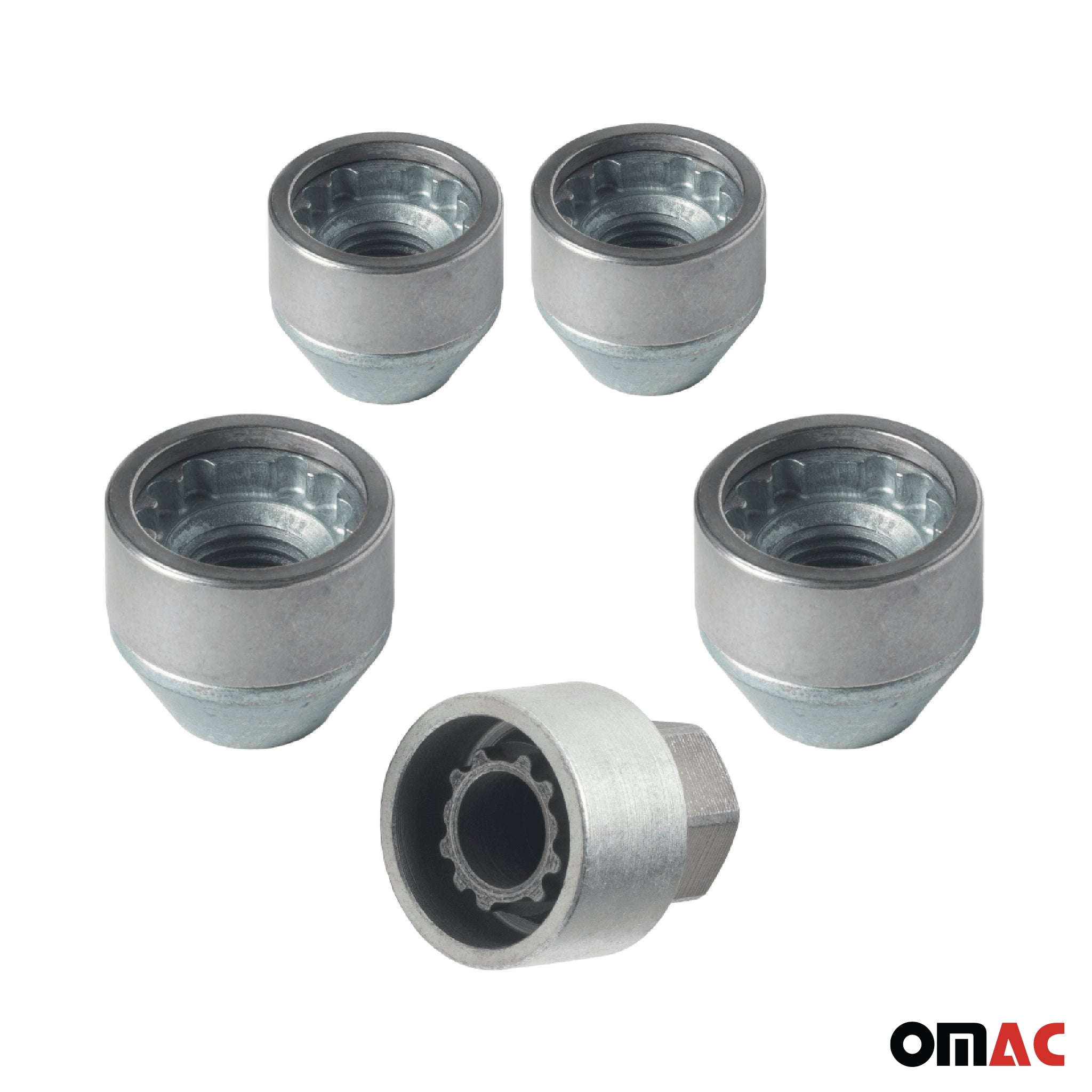 Vis de roue antivol pour Hyundai Coupe / Accent dès 2002 Gris lot de 4 M12X1,5